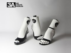 The severed foot set - Positive